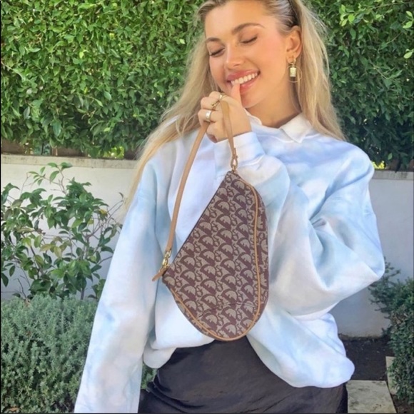 SOLD Dior Diorissimo trotter/ oblique saddle bag - Picture 4 of 13